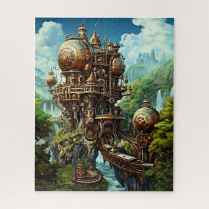 Steampunk-Kunstpuzzle Puzzle