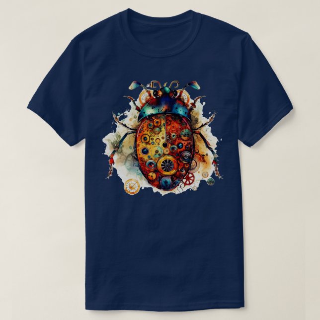 Steampunk Ladybug T-Shirt (Design vorne)