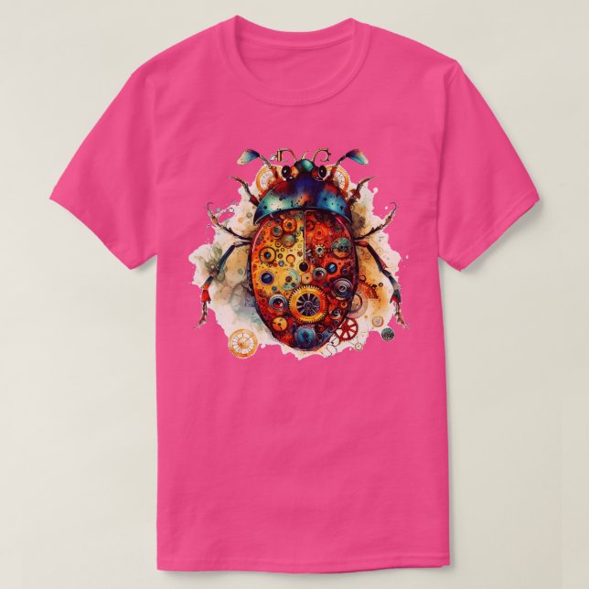 Steampunk Ladybug T-Shirt (Design vorne)