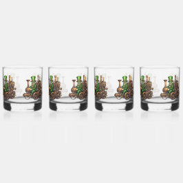 Steampunk Leprechaun Whiskyglas