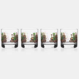 Steampunk Leprechaun Whiskyglas