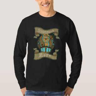 Steampunk Life Scifi Mechanisches Getriebe T-Shirt