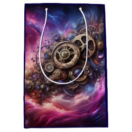 Steampunk, Lila und rosa Mittlere Geschenktüte