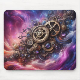 Steampunk, Lila und rosa Mousepad