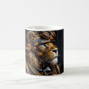 Steampunk Lion Kaffeetasse