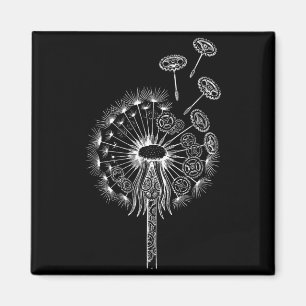 Steampunk Löwenzahnblüten Maschinenbauingenieur Magnet