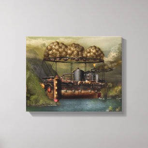 Steampunk - Luftschiff - Die ursprüngliche Noah's Leinwanddruck