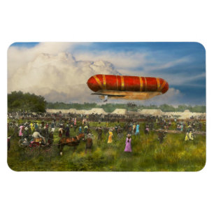 Steampunk - Luftschiff - Start der Nulli Secundus Magnet