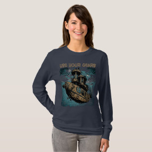 SteamPunk-Luftschiff - Verwenden Sie Ihre Gears T-Shirt