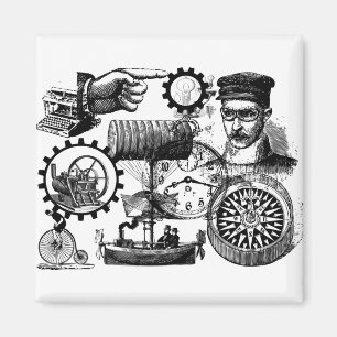 Steampunk Magnet