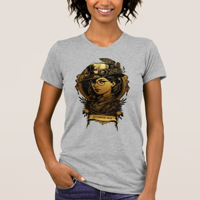 Steampunk-Mama T-Shirt (Vorderseite)