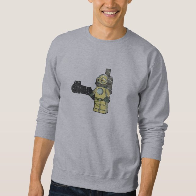 Steampunk Mann Sweatshirt (Vorderseite)