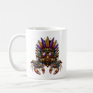 Steampunk Mardi Gras Kaffeetasse