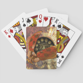 Steampunk Marienkäfer Spielkarten