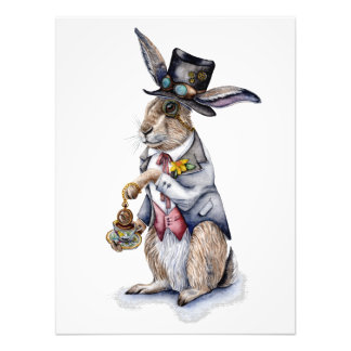 Steampunk März Hare Foto Print