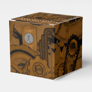 Steampunk Maschinerie (Kupfer) Geschenkschachtel