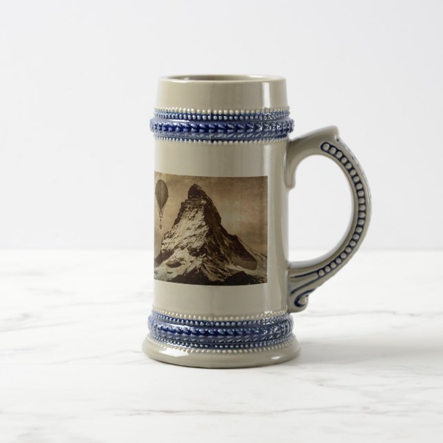 Steampunk Matterhorn Bierglas (Rechts)