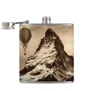 Steampunk Matterhorn Flachmann