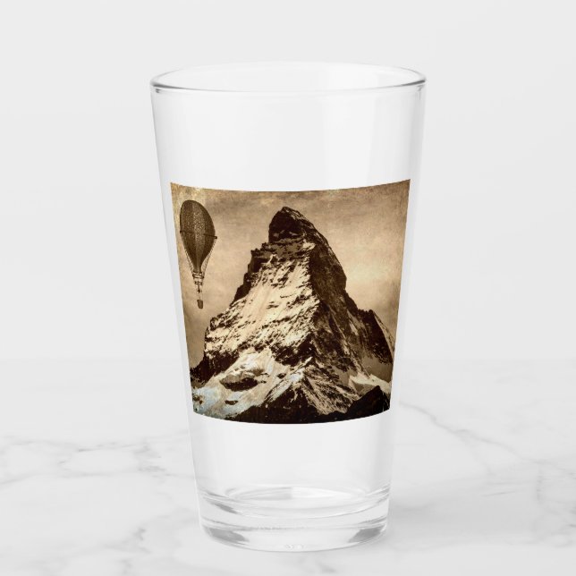 Steampunk Matterhorn Glas (Vorderseite)