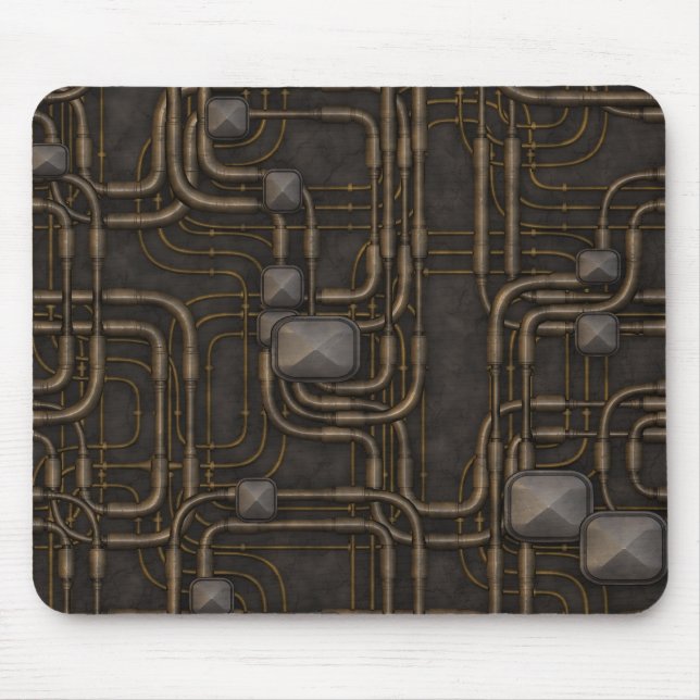 Steampunk-Mauspad Mousepad (Vorne)