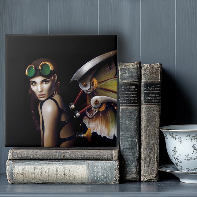 Steampunk Mechanical Fairy Fliese (Von Creator hochgeladen)