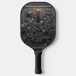 Steampunk-Mechanik-Karten-Pickleball-Schläger Pickleball Schläger