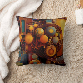 Steampunk-Mechanische-Orb-Komposition Kissen