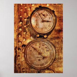 SteamPunk - Messgeräte Poster