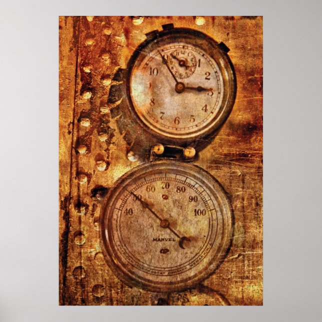 SteamPunk - Messgeräte Poster (Vorne)