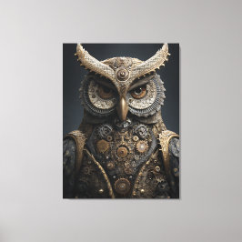 Steampunk-Messing-Sentinel Leinwanddruck