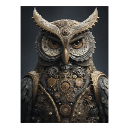 Steampunk-Messing-Wächter Fotodruck