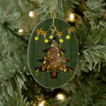 Steampunk-Metall-Weihnachtsbaum-Anhänger zum Anpas