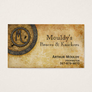 Steampunk Monogram Vintag m