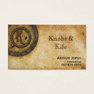 Steampunk Monogramm-Antike K