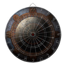 Steampunk Moon Clock Time Metal Gears
