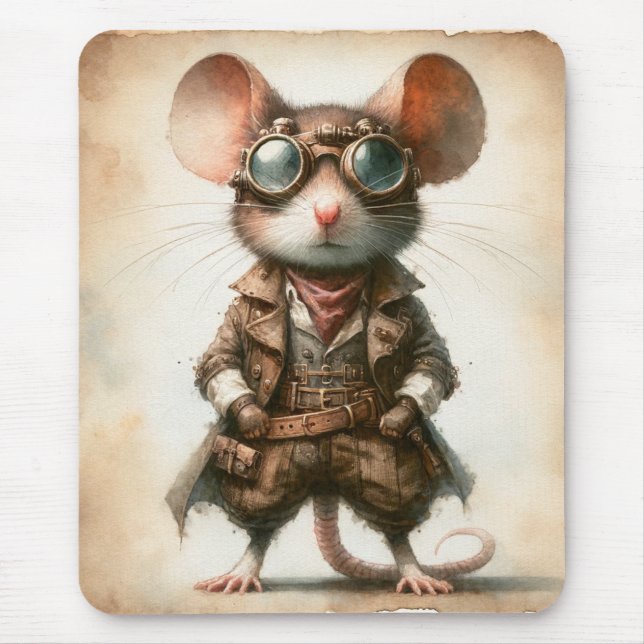Steampunk Mouse Pad Mousepad (Vorne)
