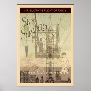 SteamPunk ~ Mr. Blatsky's Flucht Extravaganten Poster