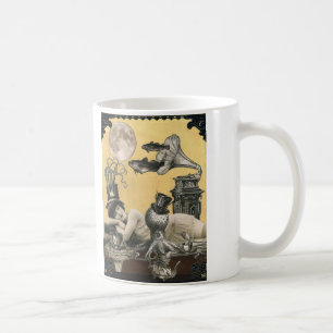 Steampunk musikalische Kraken-Tasse Kaffeetasse