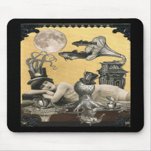 Steampunk-Oktopus-Mauspad Mousepad
