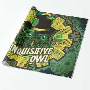 Steampunk Owl Geschenkpapier