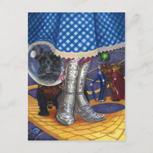 Steampunk Oz Postkarte