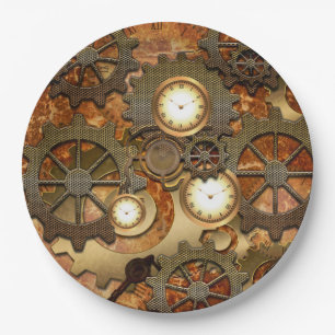 Steampunk Pappteller