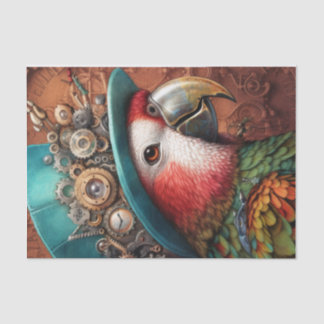 Steampunk Parrot Seidenpapier