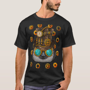 Steampunk Penguin Mittelalterlicher Viktorianische T-Shirt