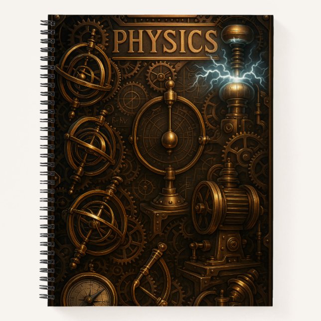 Steampunk Physics. Notizbuch (Vorderseite)