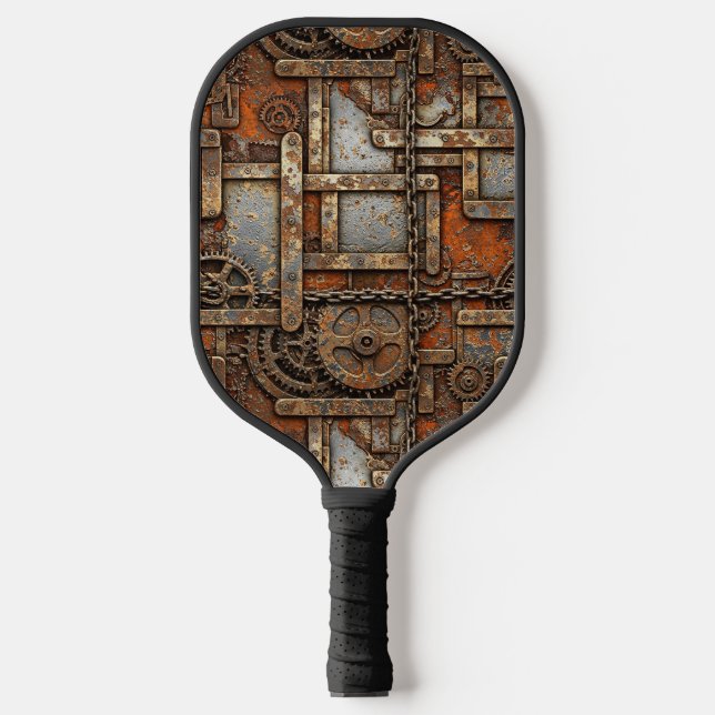 Steampunk-Pickleball-Schläger Pickleball Schläger (Vorderseite)