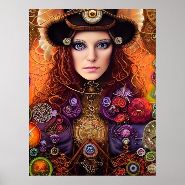 Steampunk Pirate Poster (Vorne)