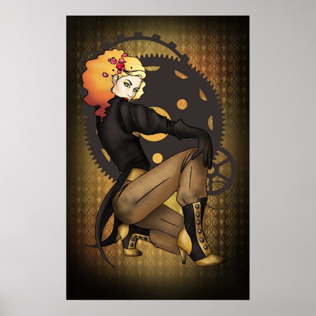 Steampunk Pirate Propaganda Poster (Vorne)