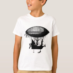 Steampunk Piratenluftschiff T-Shirt