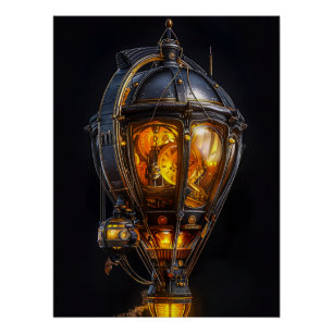 Steampunk-Plakatdesign Poster